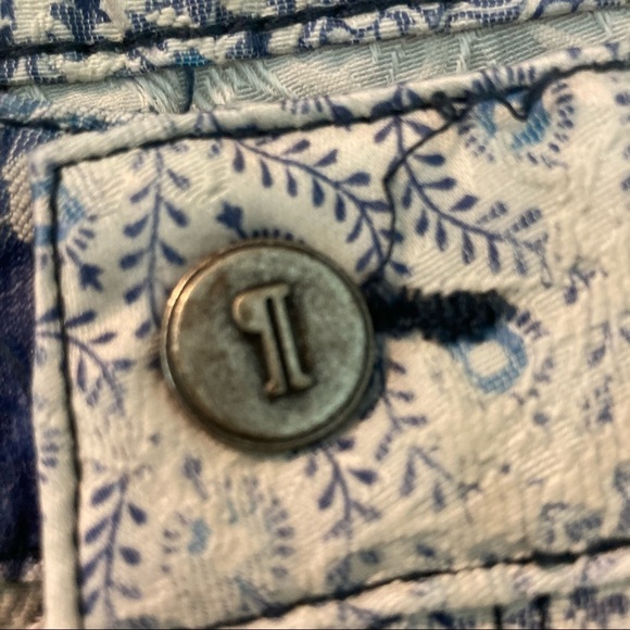 PILCRO & THE LETTERPRESS Sz 29 Floral Tapestry Two Toned  Jeans - Picture 9 of 9